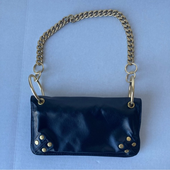 Wilsons Leather Handbags - Vintage Wilson’s Leather Maxima Handbag Purse‎ Gold Chain Studded